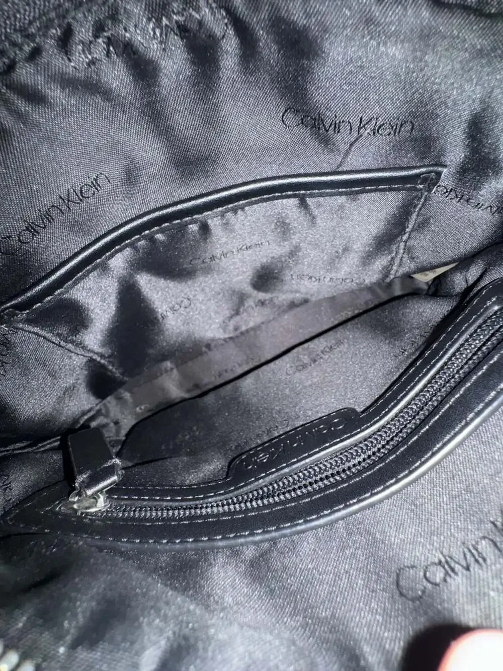 Calvin Klein Nylon Minimalist Crossbody Bag in Black